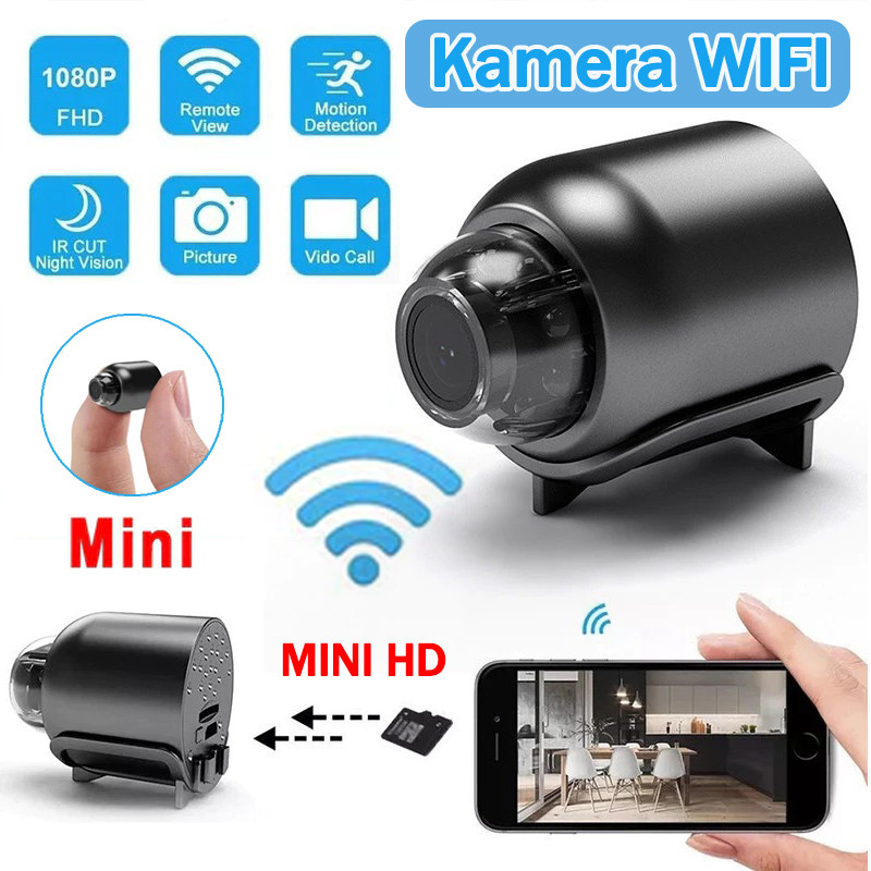 X5 Kamera CCTV Mini Kamera Keamanan WIFI Kamera Mini HD 1080p CCTV Kamera Kecil Kamera Mini Kamera K