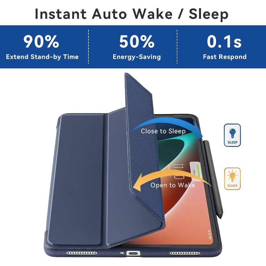 Magnet Case For Xiaomi Mi Pad 5/Mi Pad 5 Pro 11inch 2021 Tablet Cover Xiaomi PAD 5 Pro 5G 11"Auto Sl