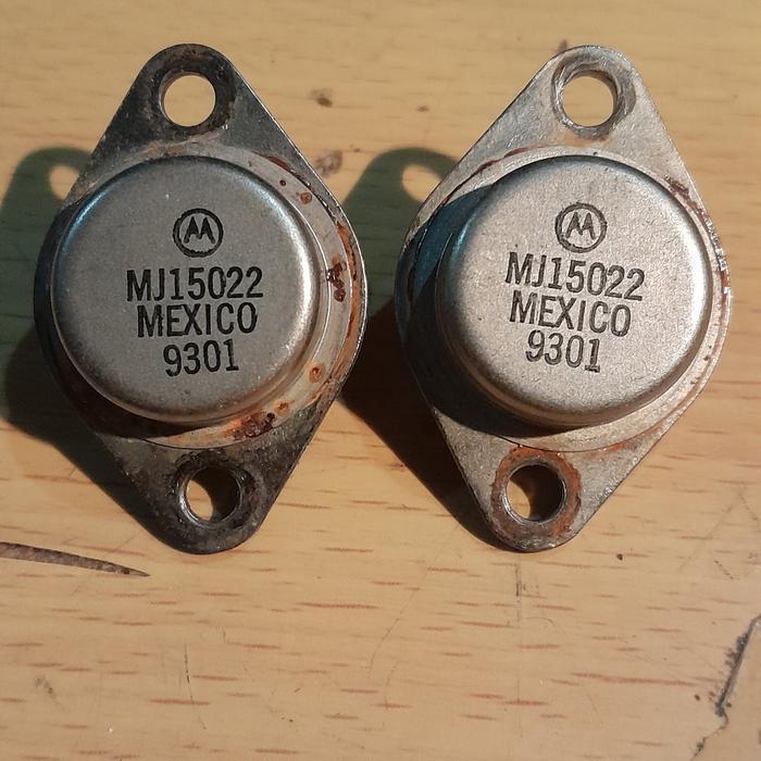 Transistor MJ15022 MJ 15022 motorola jadul - used copotan BEST