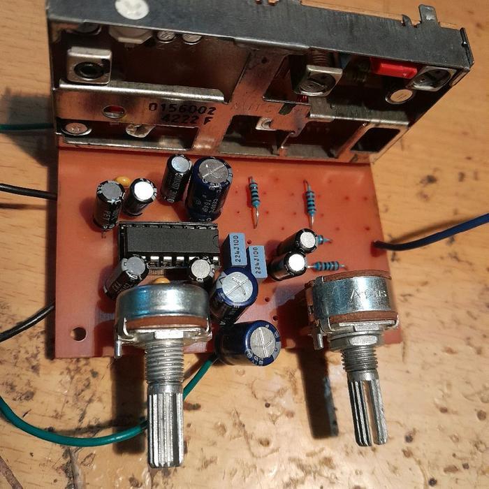 Kit Tuner Block FM Mitsumi FAE347 FAE 347 & Amplifier Stereo TEA2025 BEST