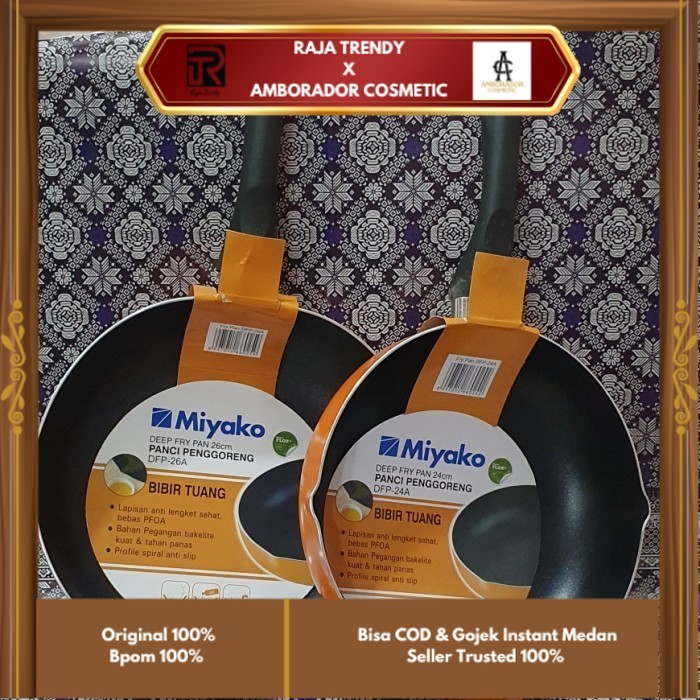 Kuali teflon Miyako / kuali anti lengket / kuali pan