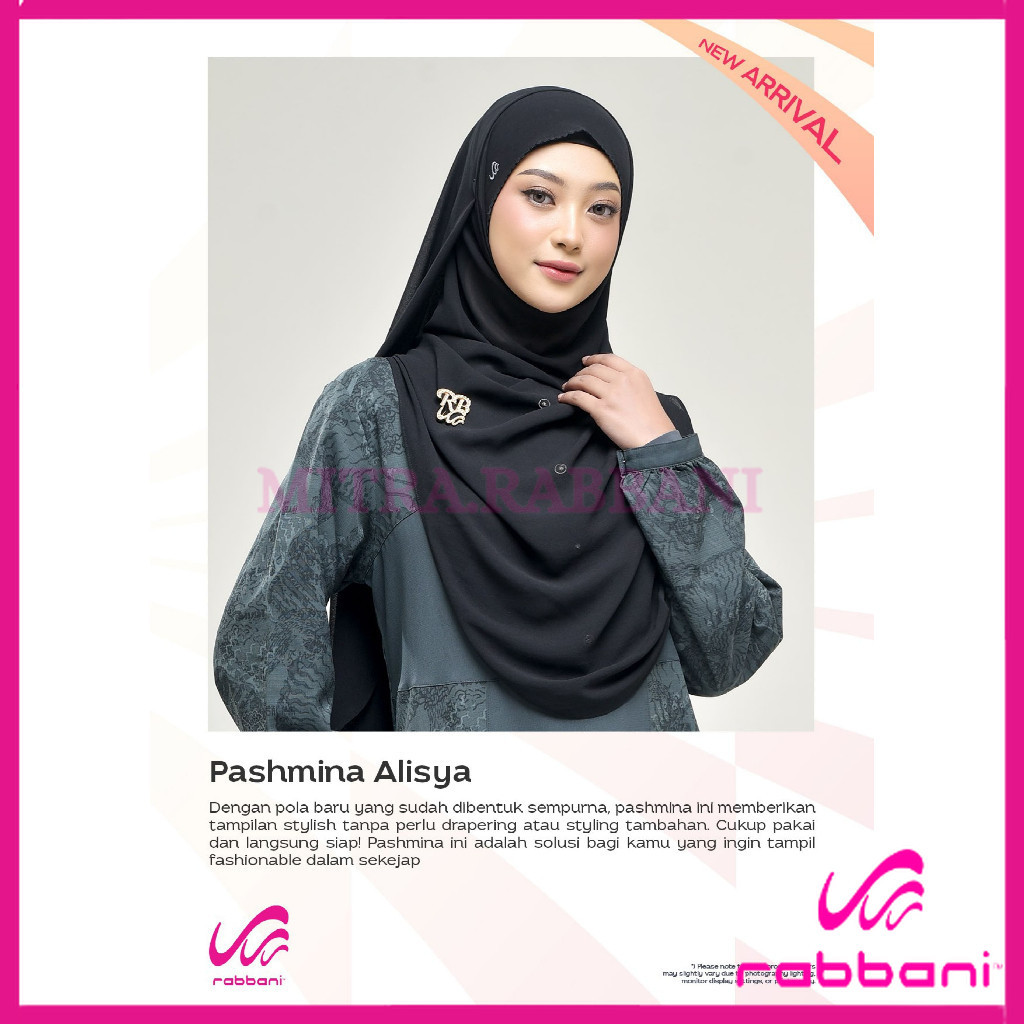 RABBANI ORI - Pashmina Alisya | Pashmina | Jilbab | Hijab | Kerudung Rabbani | Rabbani [Rabbani] Mit