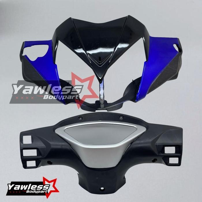 BARU batok supra x 125 Batman warna Biru + Reflektor supra x 125 / batok lampu supra x 125 - D.B+LIS