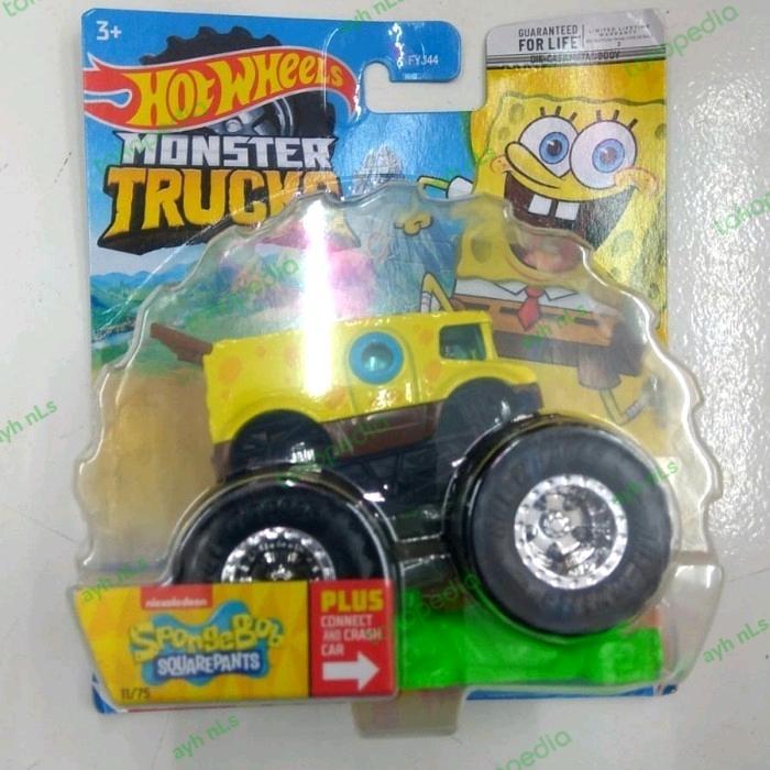 hot wheels monster truck spongebob 2022 new