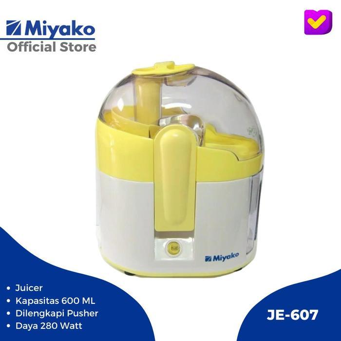 [ANJIOY] Juicer Miyako JE 607 600ml Miyako Juicer Buah Extractor Miyako JE607 - PACKING NORMAL