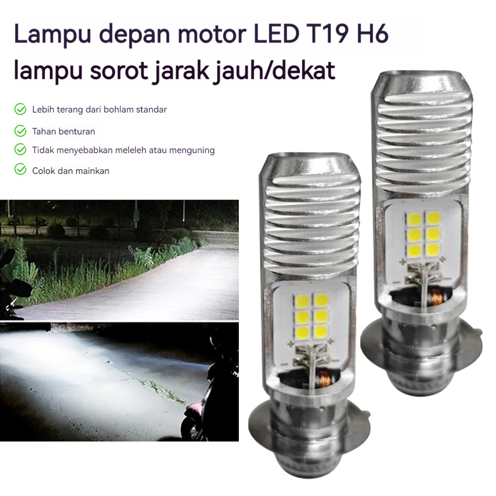LED Lampu Depan Motor Lampu Led Motor Super Terang Depan Lampu H6 Led Motor Bohlam Lampu Depan Seped