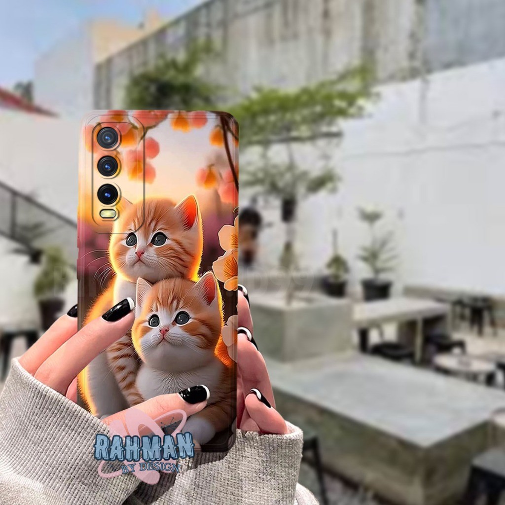 Case Vivo V2043 - Vivo V2026 - Vivo V2026 - Vivo V2029 Fashion Case Softcase Macaron Protect Camera 