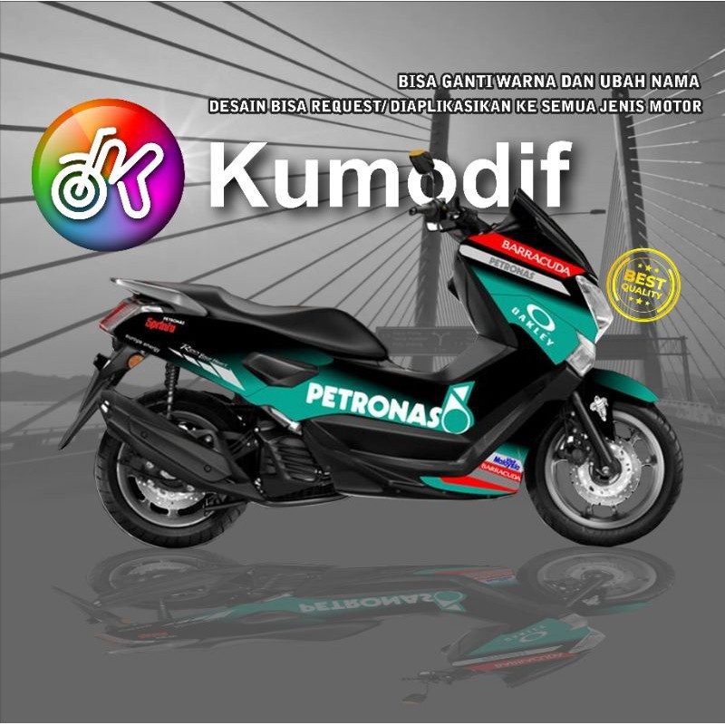 Sticker Decal NMAX Petronas Hijau full body