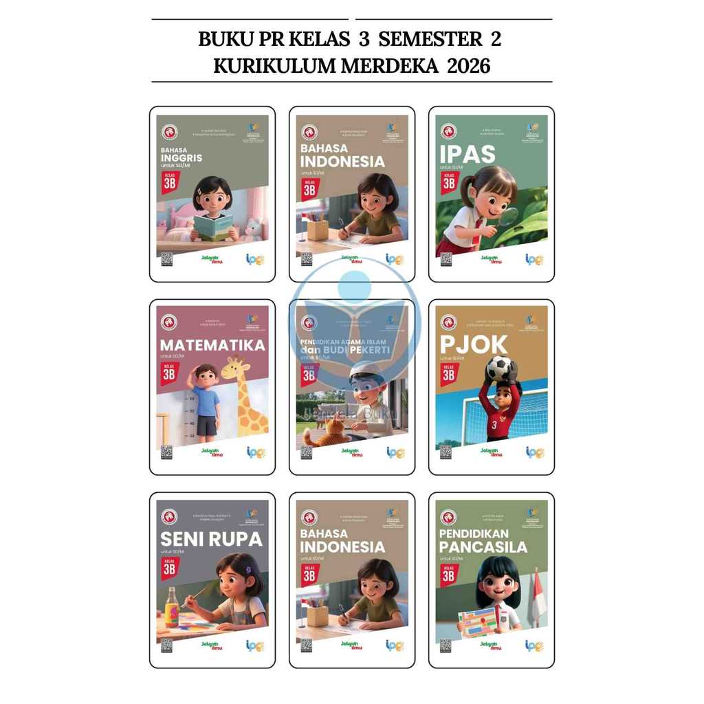 Buku Pr/LKS SD/MI Kurmer Kelas 3/III Semester 1&2 Intan pariwara Tahun 2026