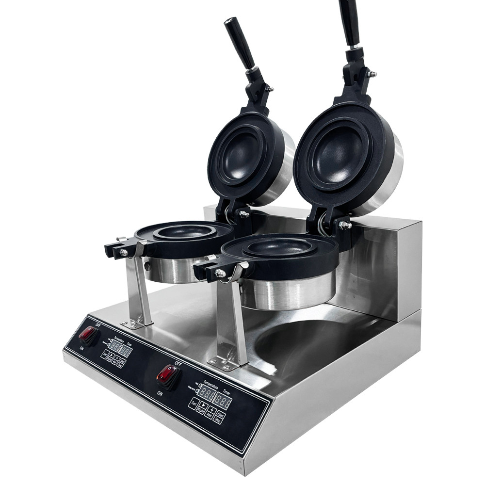 gital Control Double Head UFO Burger Machine Rotating Gelato Panini Press UFO Hamburger Ice Cream Wa
