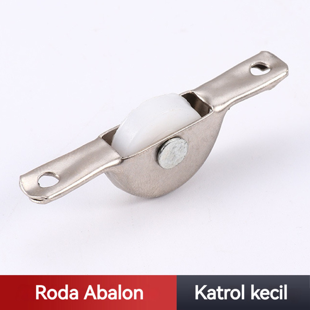 10Pcs Pintu Geser Roda Putih untuk Jendela Aluminium Lemari