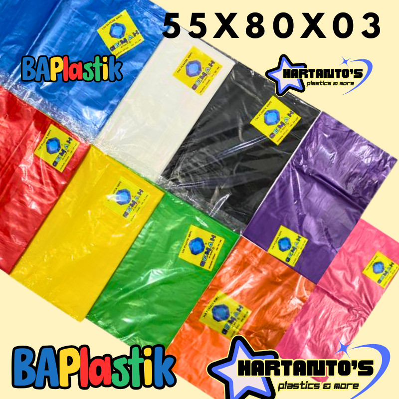 Kresek Laundry SUPER JUMBO GEMAH 55x80 20 Lembar Kantong Kresek Besar