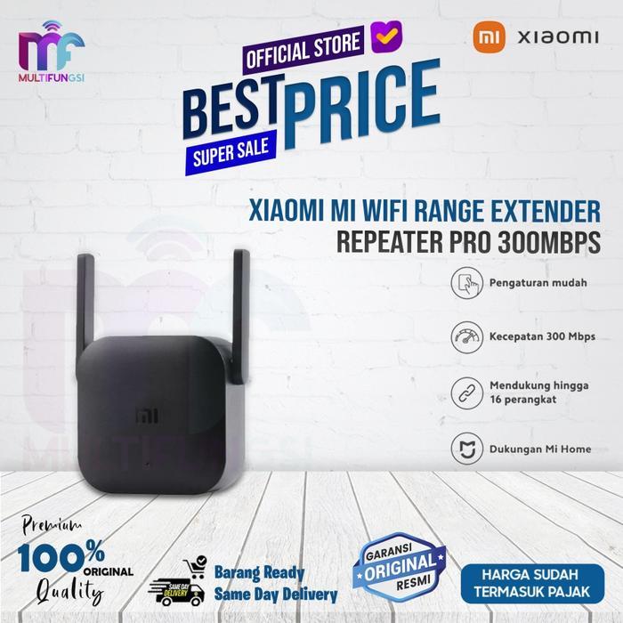 Genius id Xiaomi Mi WiFi Range Extender Repeater Pro 300Mbps Garansi Resmi