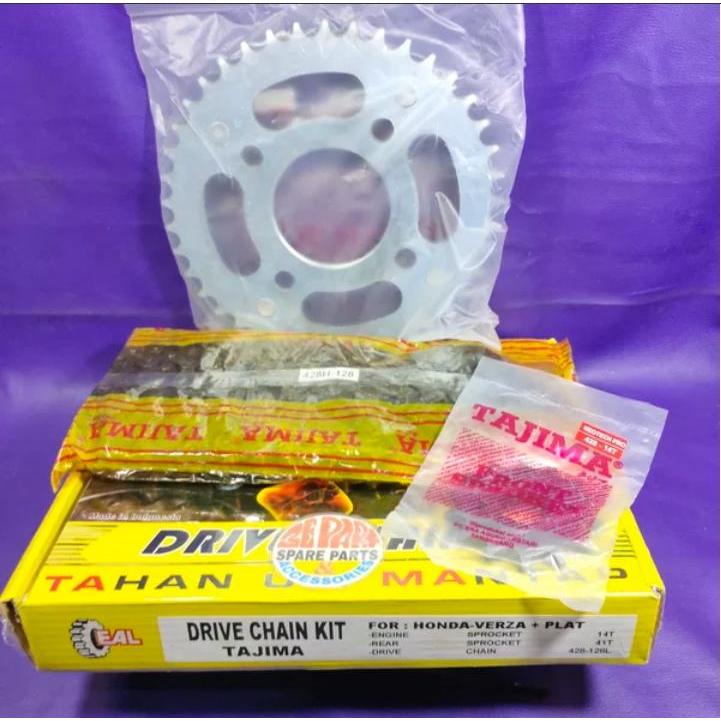 [3E Parts & Acc]  Paket rantai Verza  Gir Gear set Verza dan Rantai  Barang Langka