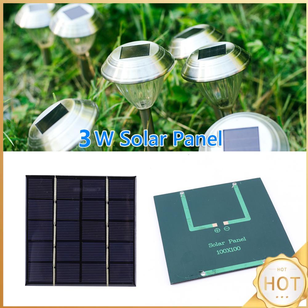 3W 5V Portable Solar Panel Solar arging Panel Solar Panel arger for 3.7V Battery 3-5V Battery/Phone 