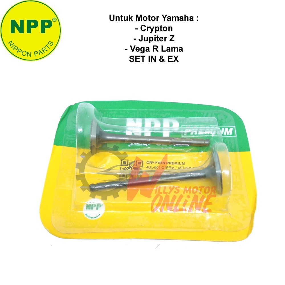 Klep Crypton JupiterZ  Vega R lama SET NPP NAKASONE Klep set Jupiter z crypton