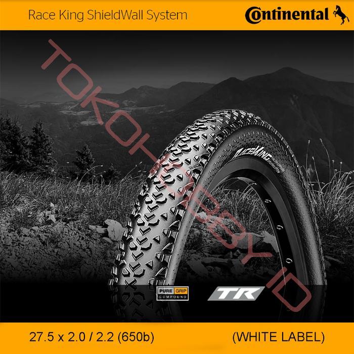 Continental Race King 27.5 2.0 2.2 650b Fold White Label Ban MTB XC - 2.2
