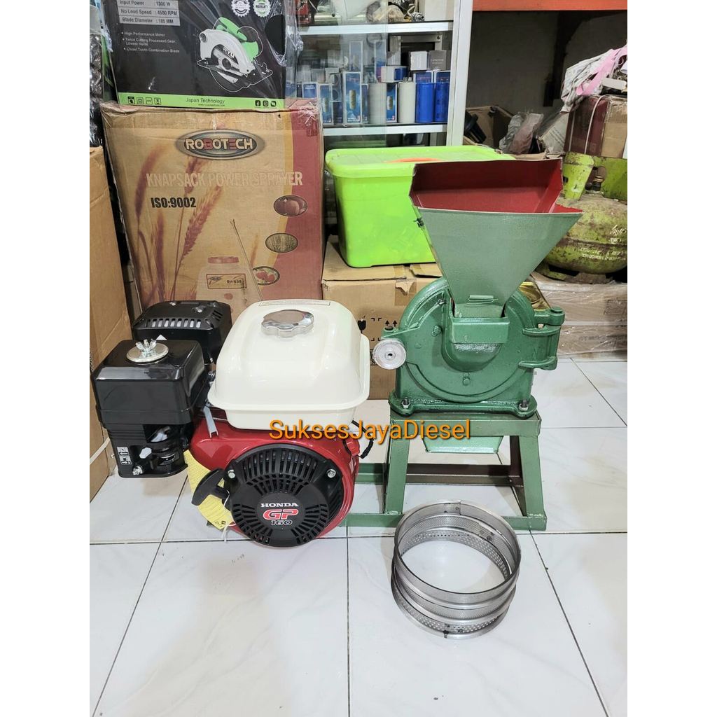 Mesin Giling Tepung FFC 15 ~ Mesin Rngine 5.5Hp HONDA