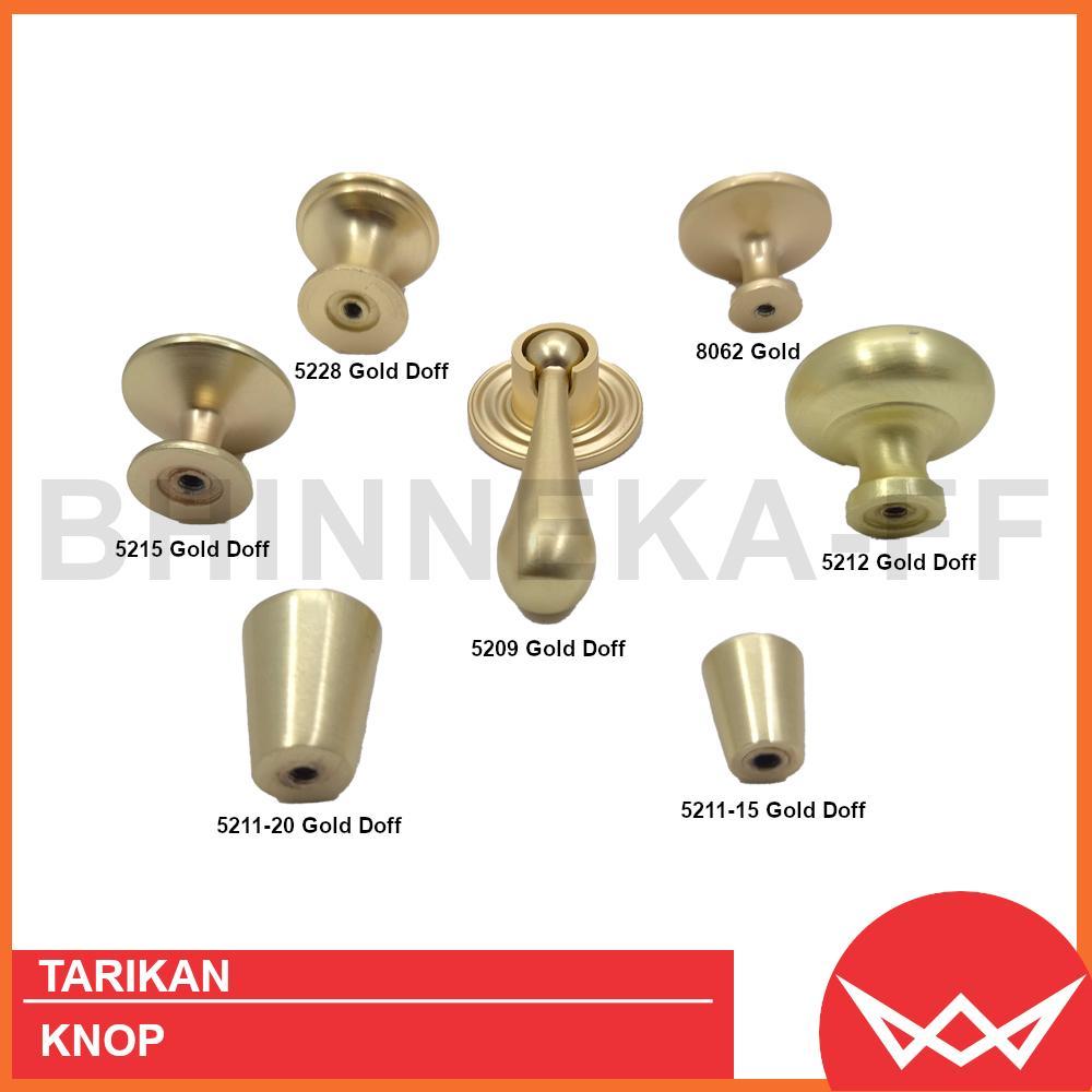 Pegangan Tarikan Laci / Lemari Knob Gold