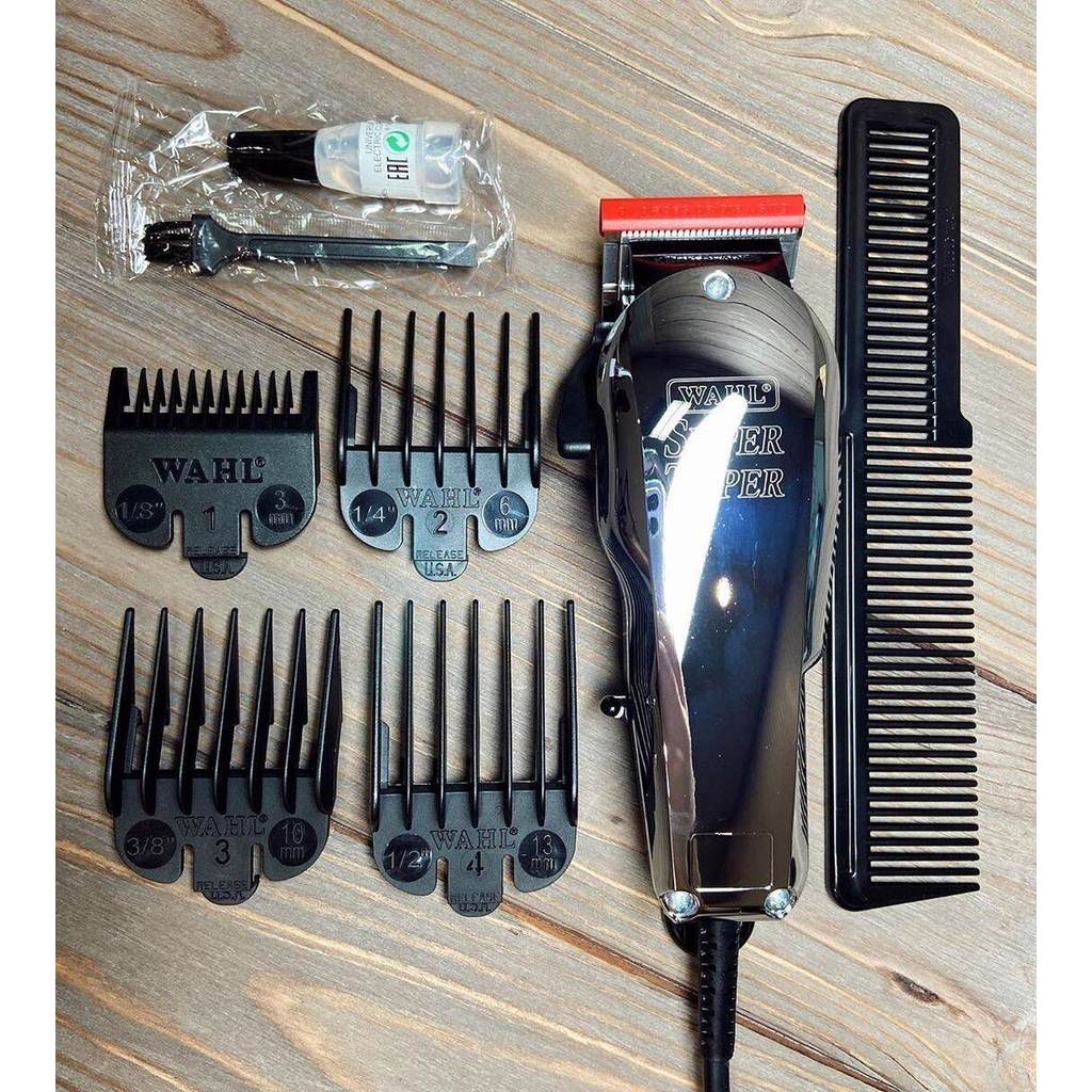 Mesin cukur rambut elektrik wahl super taper chrome original germany usa 8467