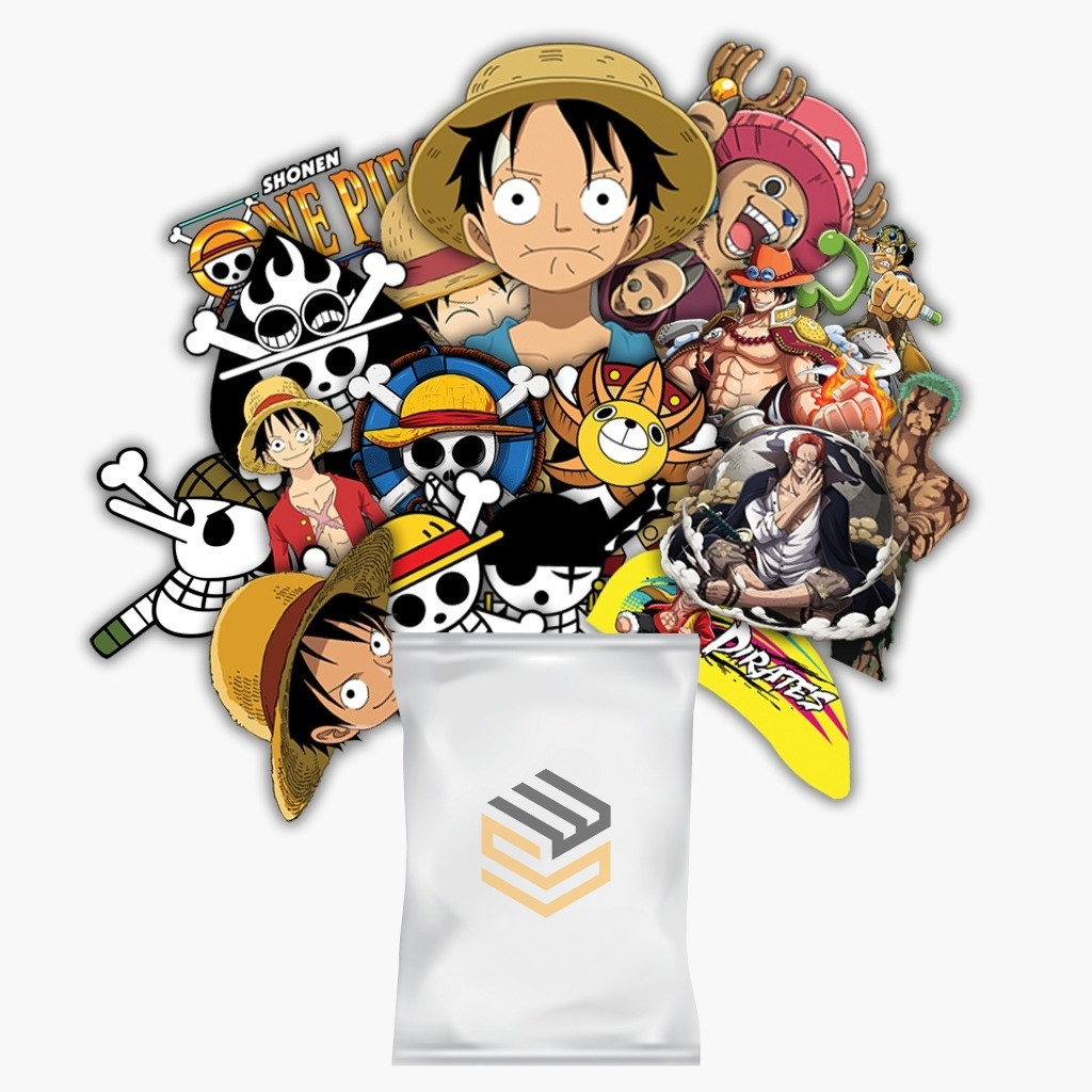 Sticker Pack Aesthetic Stiker Anime One Piece Monkey D Luffy