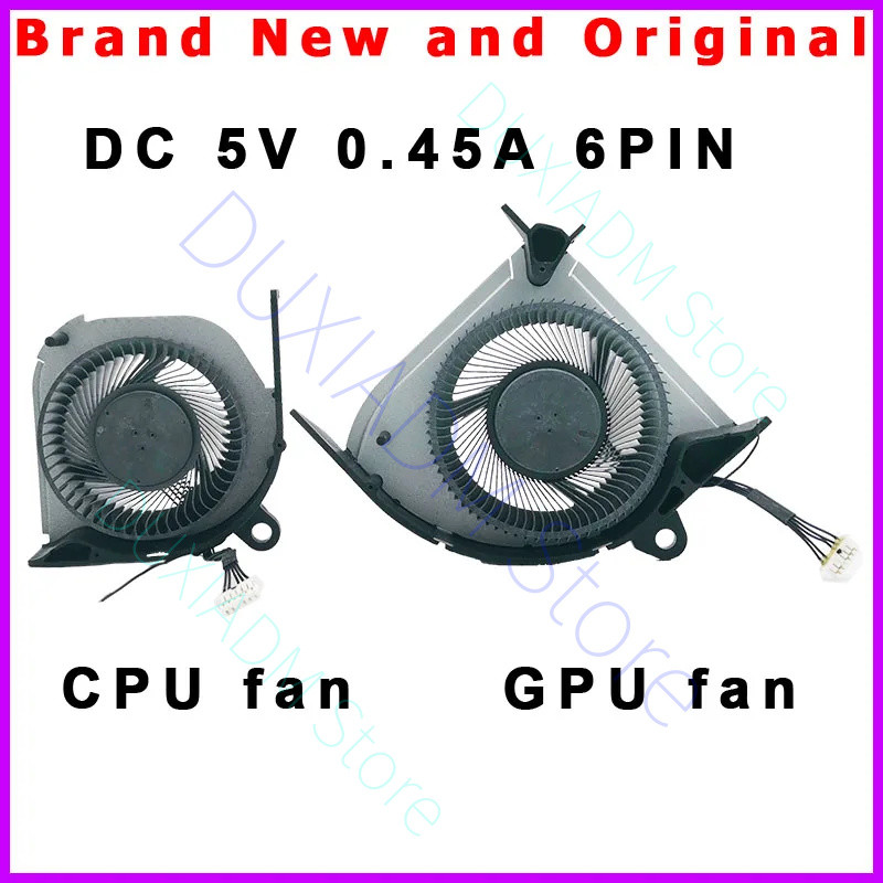 New Laptop CPU GPU Fan Cooler Raator for Lenovo ThinkPad P15T15g P15 Gen 1 20ST 20SU ND75C49 19K12 N