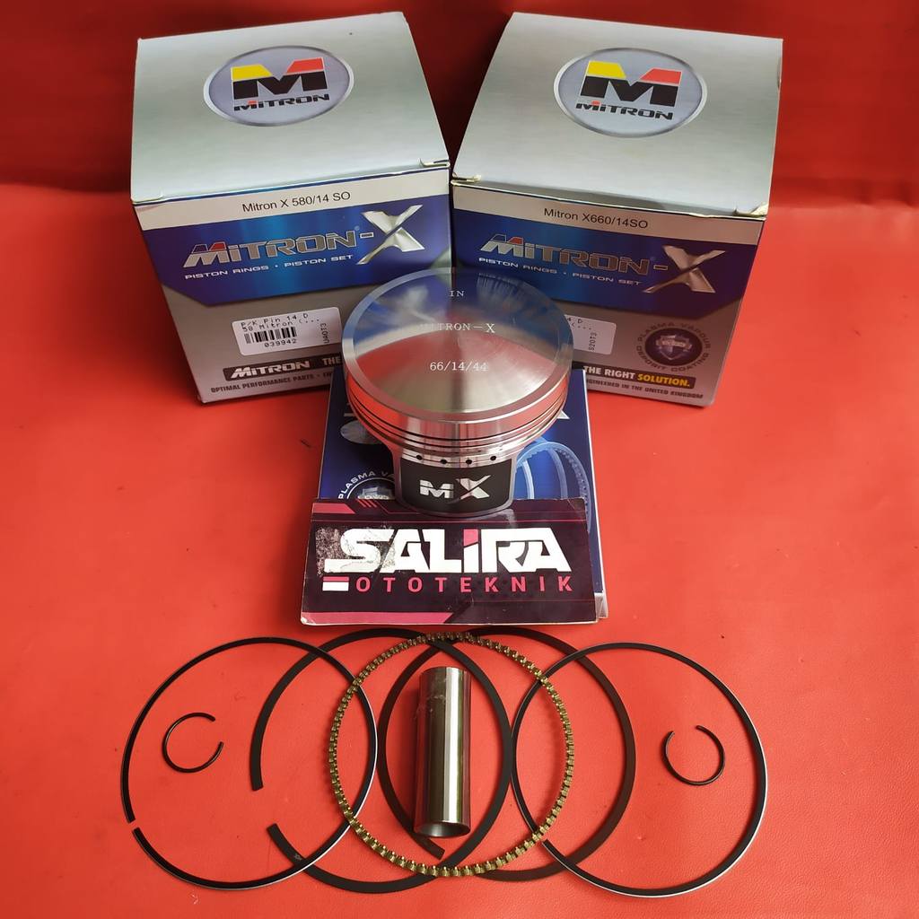 Piston Seher Seker Kit Set Mitron X Pin Pen 14 Diameter 57 58 64 65 66 mm Mitron-X