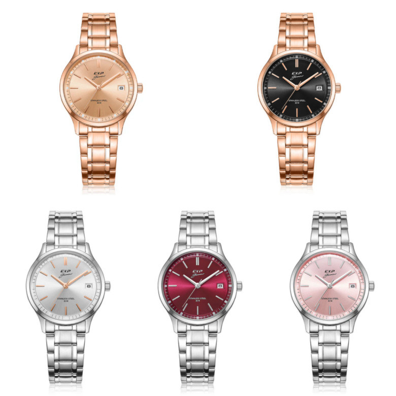 Jam Tangan Wanita Expedition EXP 6853 / E6853 / E 6853 Rantai Glamour Original