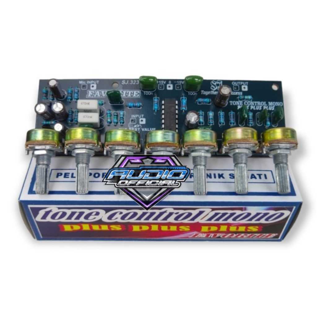 Tone Control Mono EXTRA Subwoofer + Frequensi Subwoofer + Midle + Mic