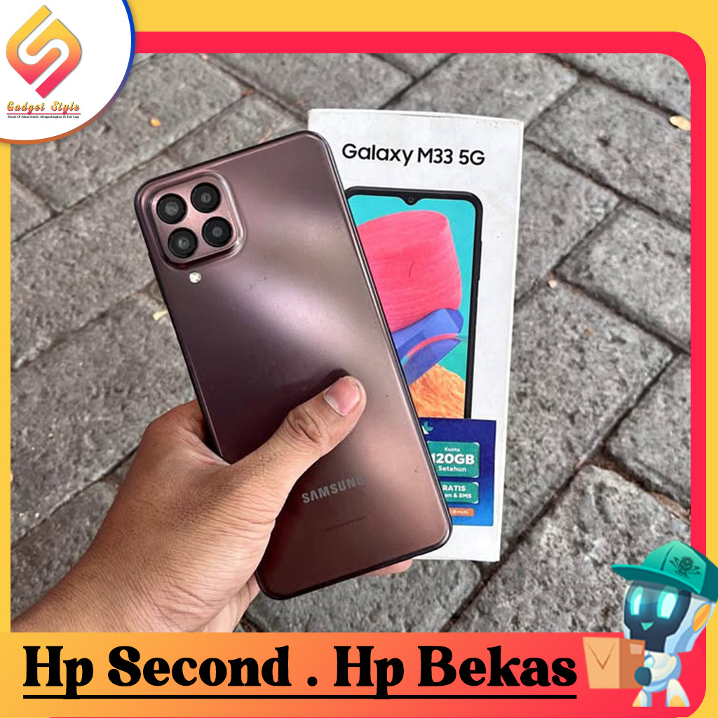 Samsung M33 5G Ram 6/128GB | Ram 8/128GB Second Resmi