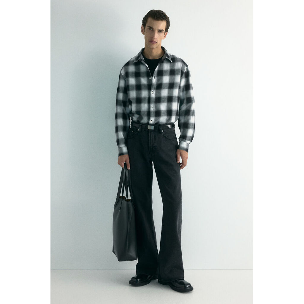 H&M Pria Kemeja Flanel Longgar 1289476