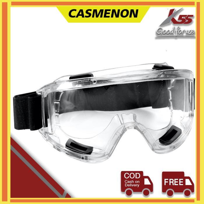 Kacamata Motor Cross Air Soft Gun - Putih