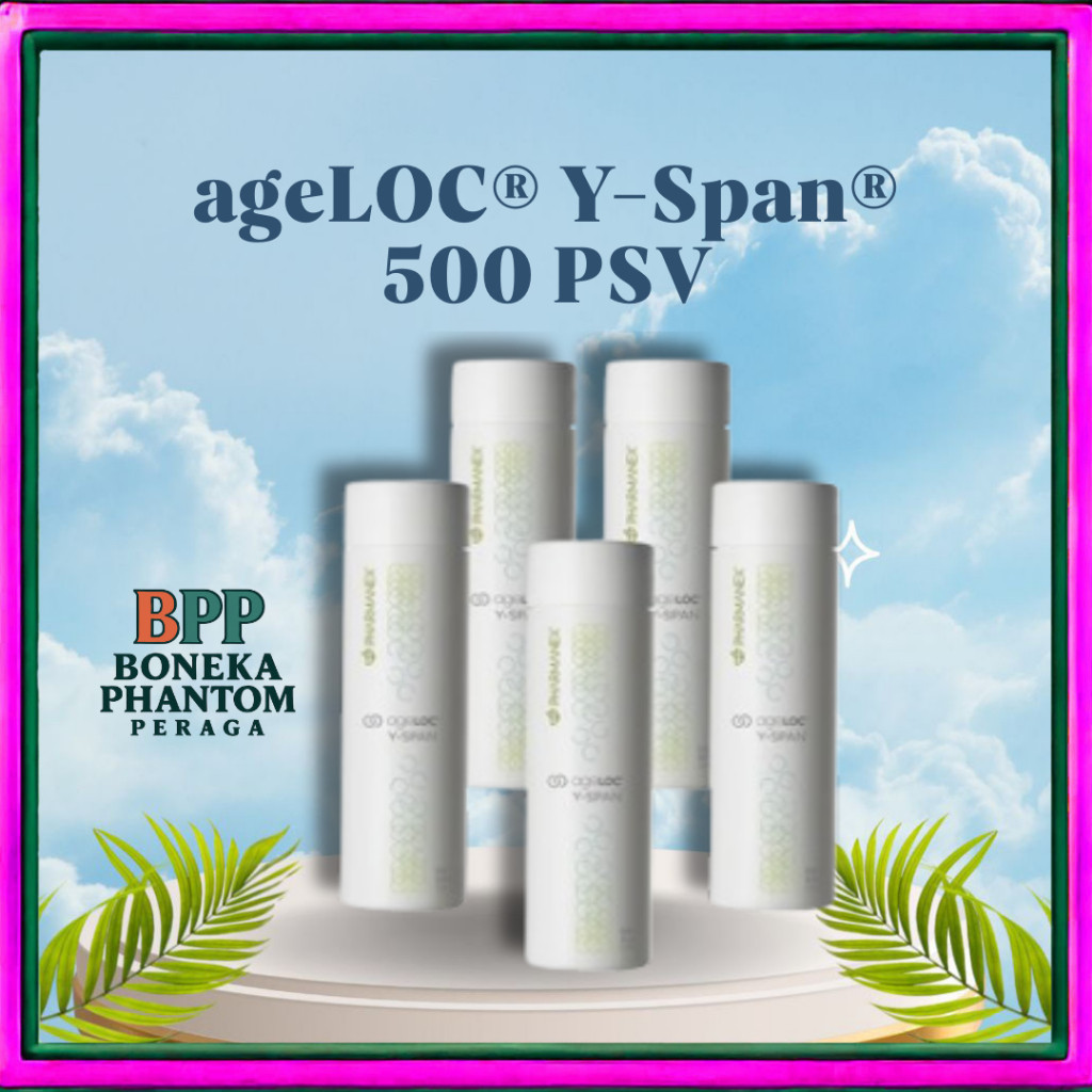 Nu Skin ageLOC Y-Span 500 PSV Suplemen Anti Aging & Vitalitas Tubuh Sehat Bugar Alami