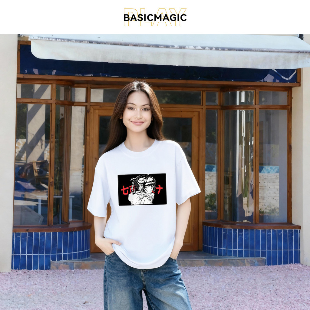 2025 Model Baru  Kaos Anime Cosplay Pendek Couple Kasual - Kolaborasi Yofukashi no Uta, Model Serupa