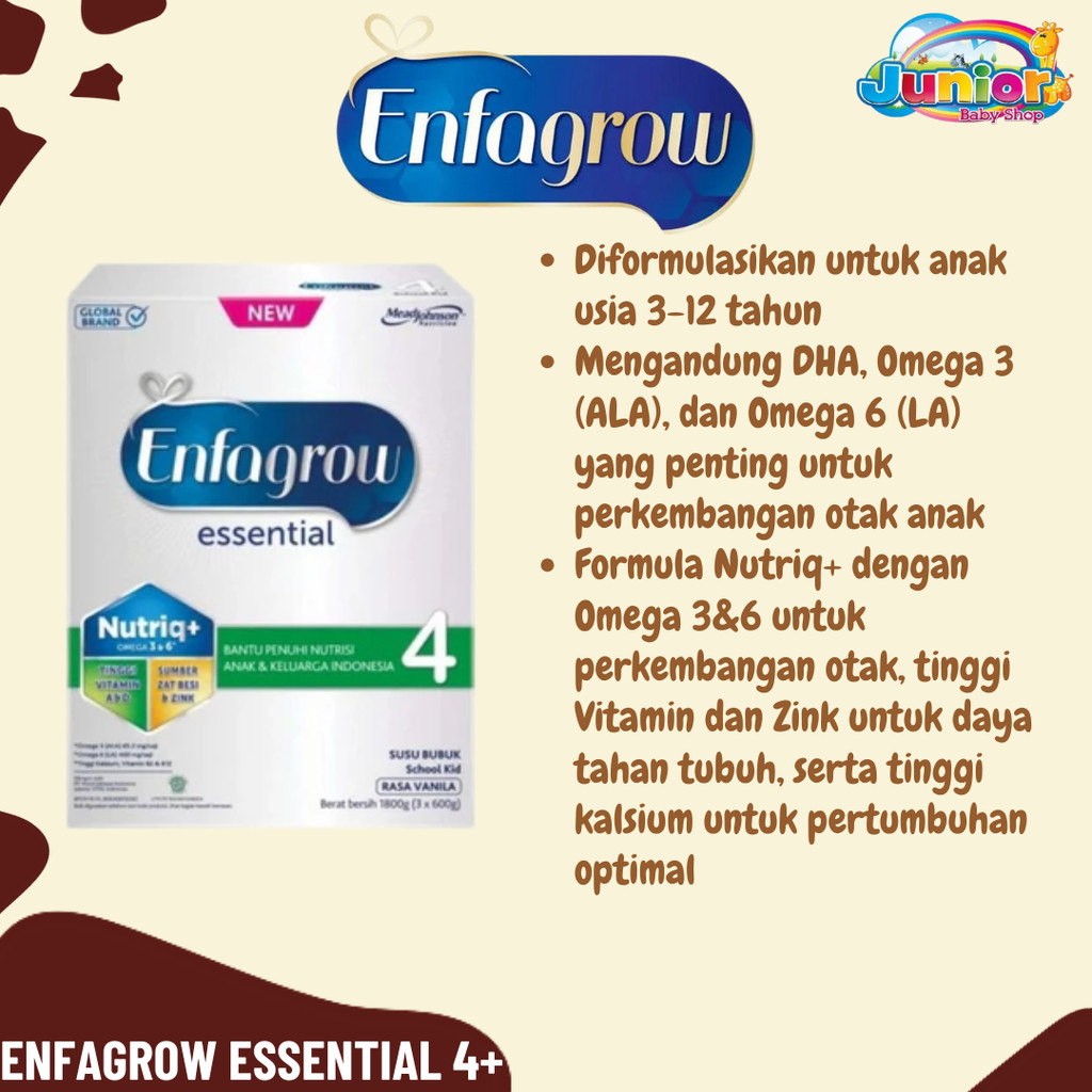 Susu Enfagrow Essential 4 - Susu Formula Anak