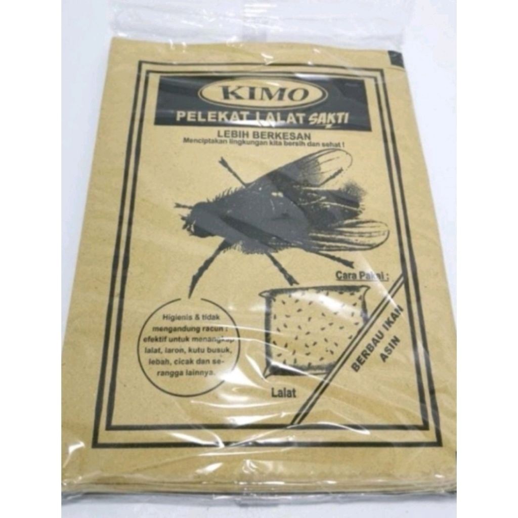 LEM LALAT merk random pembasmi perangkap lalat kertas lem jebakan lalat