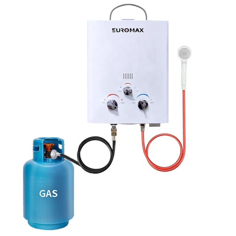 Factory Wholesale Selling 5L 6L Portable Camping LPG Gaz Geyser  RV High Quality Natural Gas Tankles