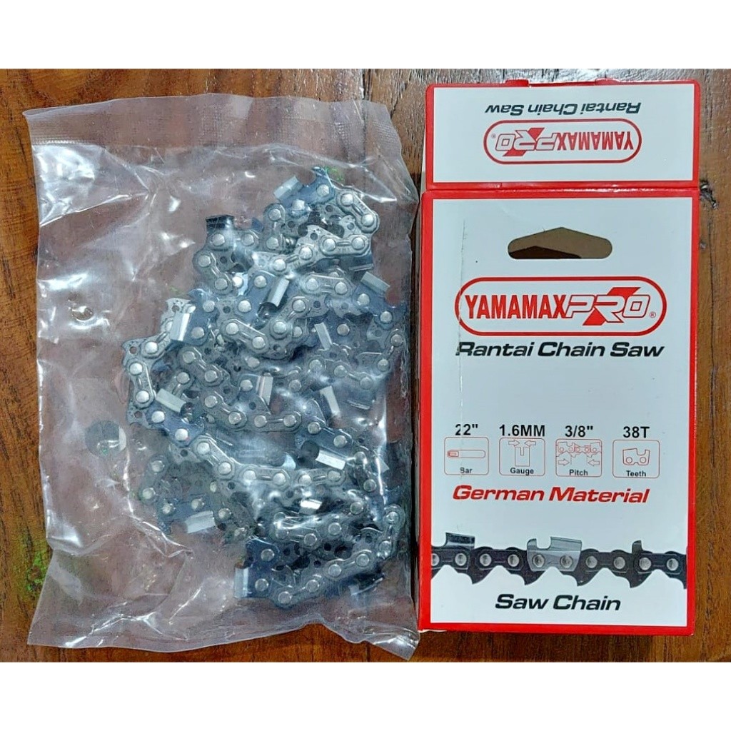 RANTAI CHAIN SAW 22" UNIVERSAL YAMAMAX PRO - Mata Pisau Gergaji chainsaw 22 Inch Carbide Kualitas Je