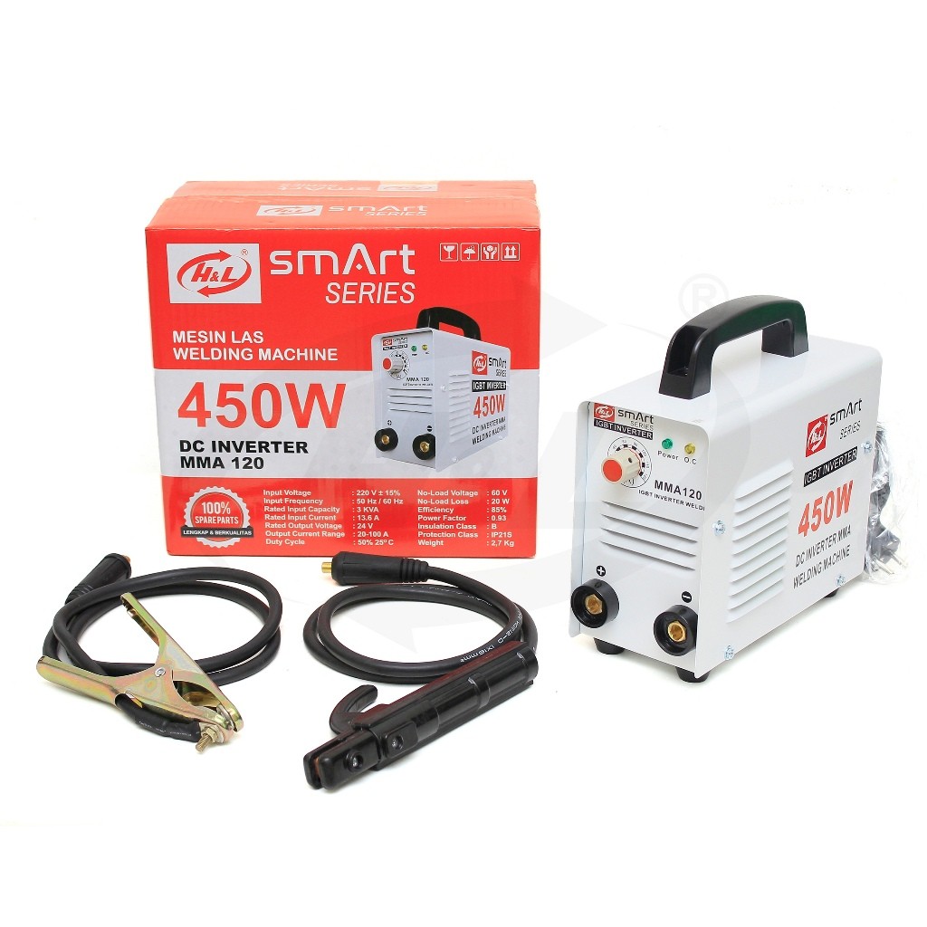 HL Mesin Las - Travo Las IGBT Smart Series 450 Watt MMA 120 / Mesin Las Smart 450 Watt. MURAH