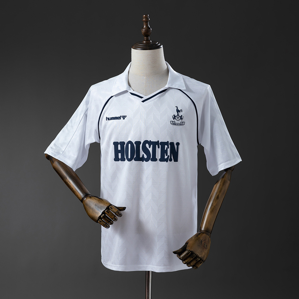 Jersey Tottenham Hotspur 87/89 Home Retro T shirt pria