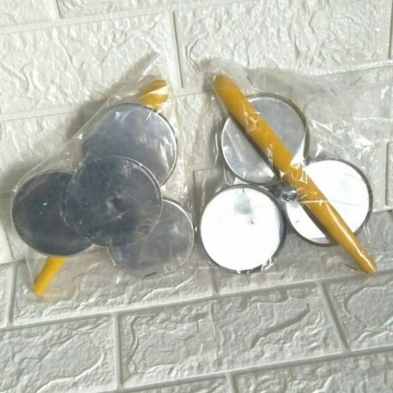 Cetakan peyek bulat 3 lubang stainlees anti lengket murah 8 cm cetakan rempeyek bulat goreng praktis