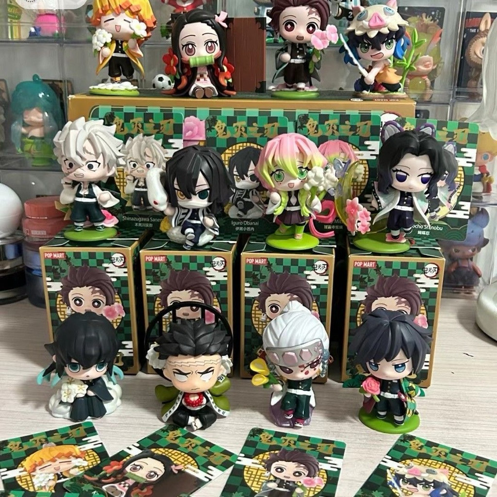 [PREORDER] Blind Box Kimetsu no Yaiba Flower Series | Figur Mini Tanjiro Nezuko Zenitsu | Koleksi & 