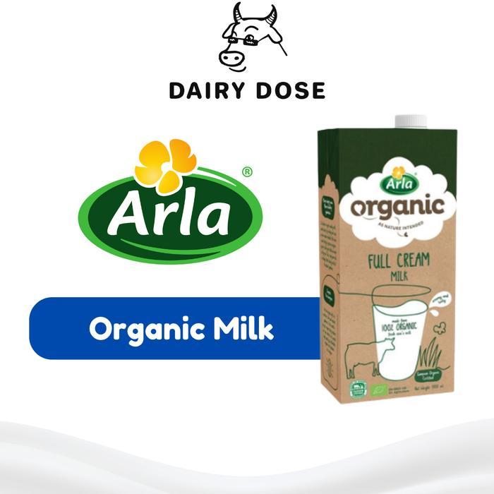 Arla Full Cream UHT Organic Milk -1L Susu UHT Organik