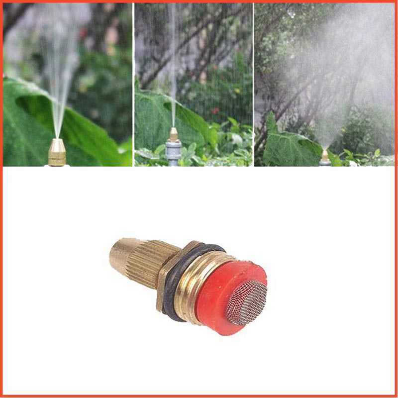 NOZZLE DRIP IRIGASI PENYIRAM TANAMAN TAMAN WATER MIST SPRINKLER KABUT SPRAY NOZLE 1/2 INCH