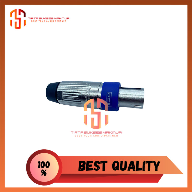 Jack Speakon Spikon RCX RC-717 Spicon besi silver