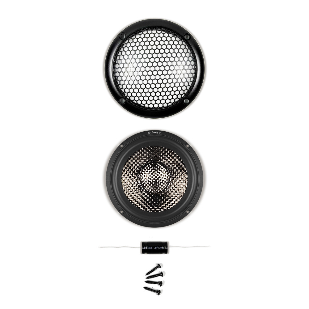 3-inch carbon fiber basin car mid-range speaker, 3.5-inch car center speaker, luxury car two-way thr
