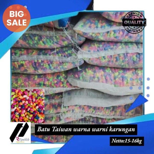 Taiwan karungan / batu Taiwan warna warni / batu Taiwan / batu warna warni / batu hiasan aquarium