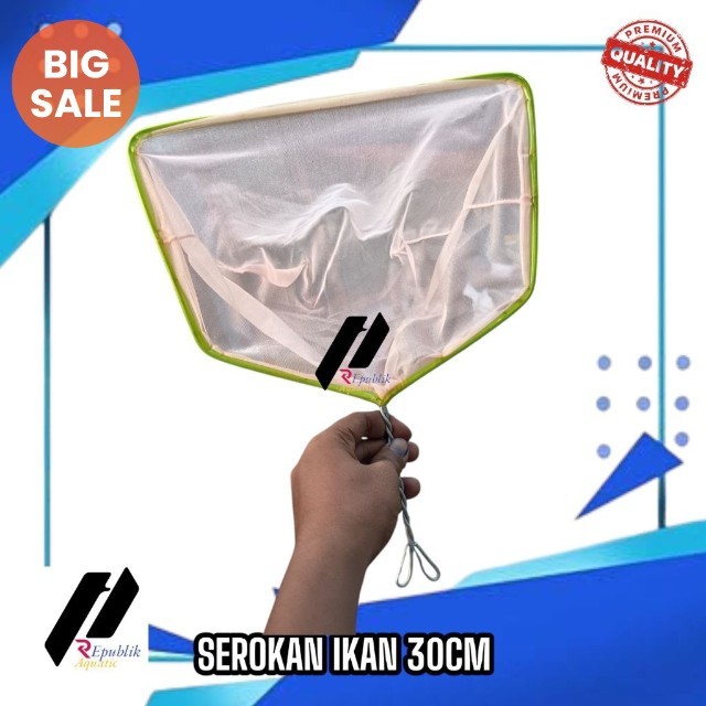 Serokan ikan 30 cm / serokan 30cm / serokan koki / serokan ikan / serokan cupang / serokan ikan 30cm