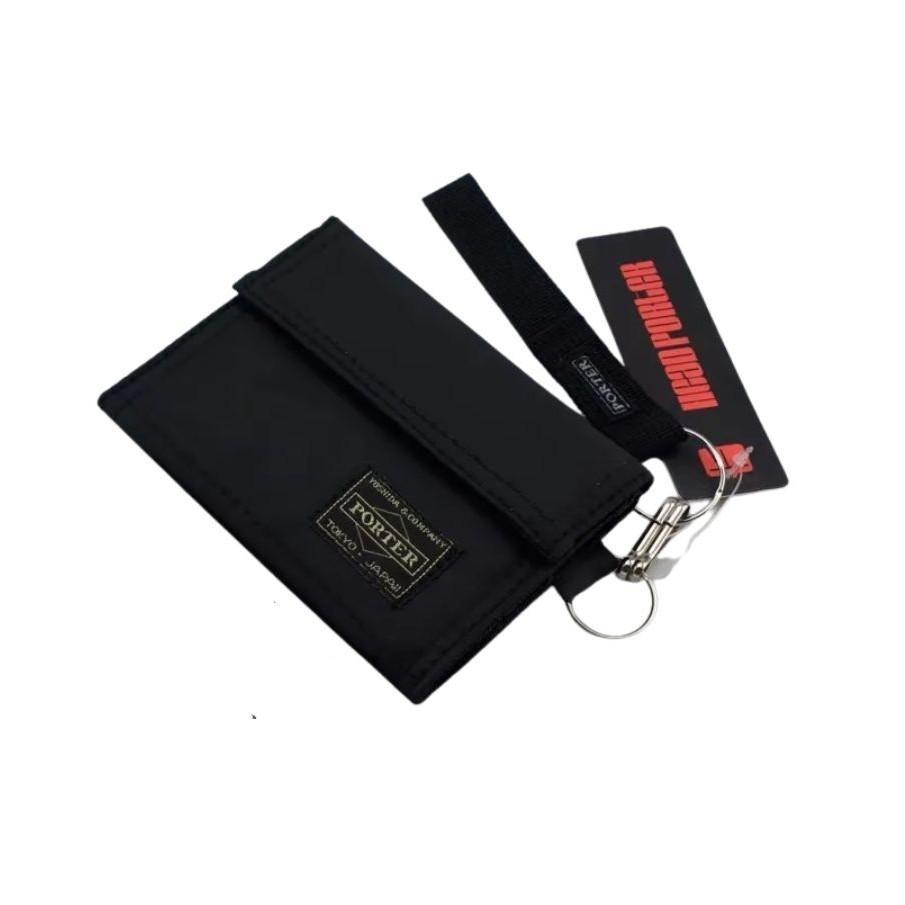 PORTER Yoshida Mini Wallet Trifold Velcro Dompet Vintage Lipat Pendek Pria