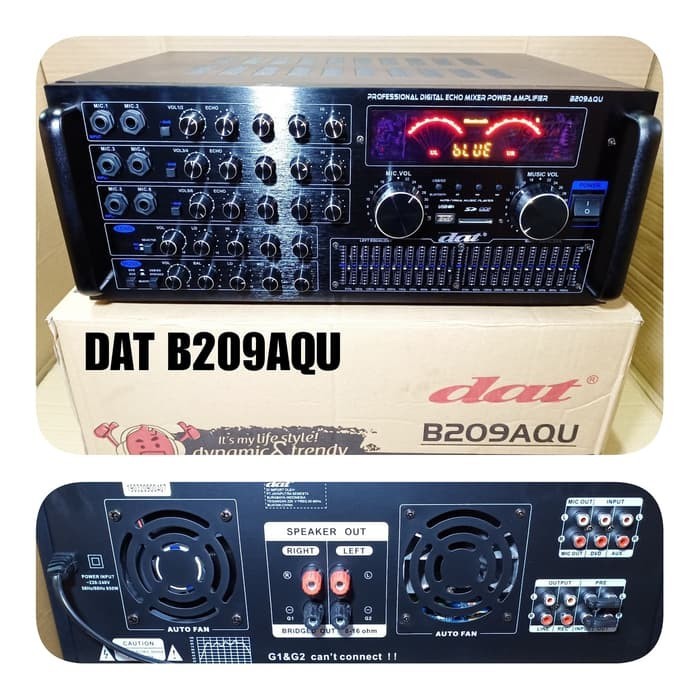 Power Amplifier DAT B209AQU Digital Ampli Karaoke